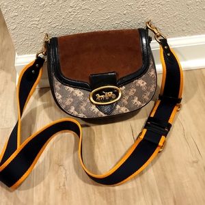 Coach Brown/Orange Camera Bag